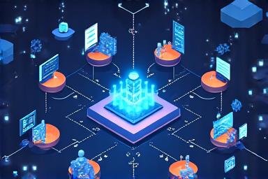 Gráficos y diagramas de flujo que representan la optimización de procesos de software.